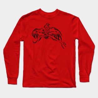 Vulture Black Ink Long Sleeve T-Shirt